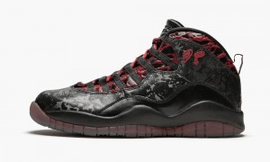 Nike Air Jordan 10 Retro DB 'Doernbecher' Mens Shoes Black / Red | 821596-FMT