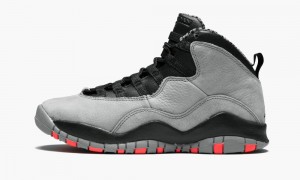 Nike Air Jordan 10 Retro (GS) 'Cool Grey' Kids Shoes Grey / Black | 920743-WZL