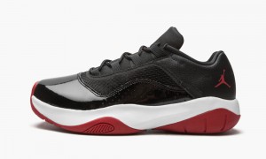 Nike Air Jordan 11 CMFT Low GS 'Bred' Kids Shoes Black / Red / White | 762843-CIU