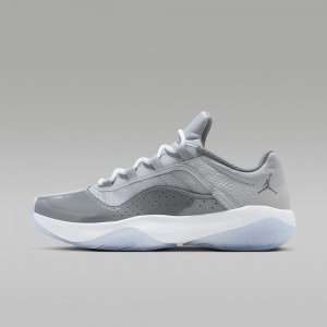 Nike Air Jordan 11 CMFT Low Mens Shoes Grey / White | 375460-RKF