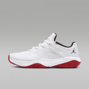 Nike Air Jordan 11 CMFT Low Mens Shoes White / Red | 860231-RVT