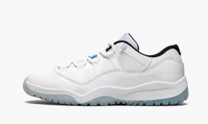 Nike Air Jordan 11 PS 'Legend Blue' Kids Shoes White / Blue | 018923-SEJ