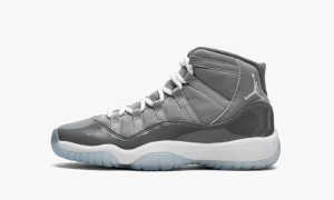 Nike Air Jordan 11 Retro GS 'Cool Grey 2021' Kids Shoes Grey / Multicolor | 183659-WDL