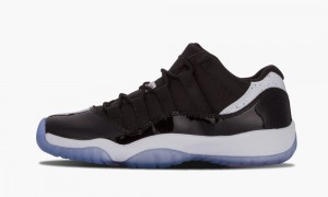 Nike Air Jordan 11 Retro Low BG 'Infrared' Kids Shoes Black / Platinum | 819732-SMB