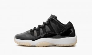 Nike Air Jordan 11 Retro Low GS '72-10' Kids Shoes Black / Red / White | 497038-ENI