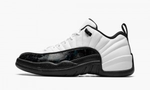 Nike Air Jordan 12 Low '25 Years In China' Mens Shoes White / Black | 197258-XEW