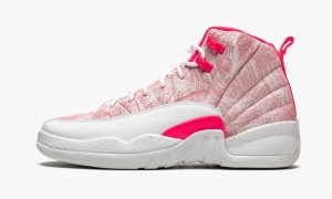 Nike Air Jordan 12 Retro GS 'Arctic Punch' Kids Shoes White / Pink | 730518-SWJ