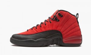 Nike Air Jordan 12 Retro GS 'Reverse Flu Game' Kids Shoes Red / Black | 514970-UXA