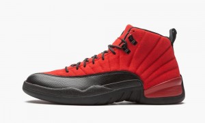 Nike Air Jordan 12 Retro 'Reverse Flu Game' Mens Shoes Red / Black | 690342-LBK