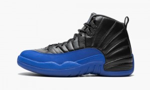 Nike Air Jordan 12 'Royal' Mens Shoes Black / Royal / Black | 893576-XLZ