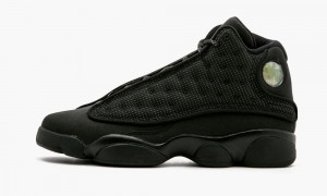 Nike Air Jordan 13 Retro BG 'Black Cat' Kids Shoes Black / Black / Dark Grey | 316954-JPS