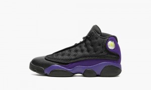 Nike Air Jordan 13 Retro PS 'Court Purple' Kids Shoes Black / Purple / White | 751469-XOQ