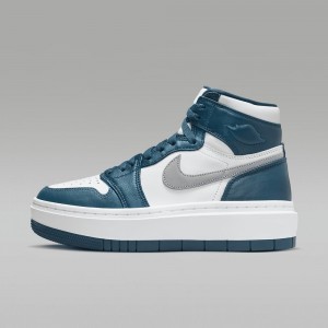 Nike Air Jordan 1 Elevate High Mens Shoes Blue / White | 524093-BDL