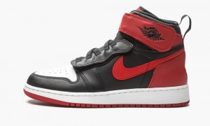 Nike Air Jordan 1 HI Flyease (GS) Kids Shoes Black / Red / White | 479630-KAM