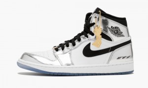 Nike Air Jordan 1 Hi Retro 'Think 16 / Kawhi Leonard' Mens Shoes Black / White / Green | 915607-NAB