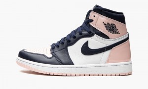 Nike Air Jordan 1 High 'Bubble Gum' Womens Shoes White / Pink | 280917-KQY