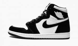 Nike Air Jordan 1 High OG 'Twist - Special Box' Womens Shoes Black / Black / Gold | 052934-WSU