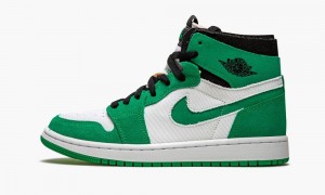 Nike Air Jordan 1 High Zoom CMFT 'Stadium Green' Mens Shoes Green Black / White | 946358-XZI