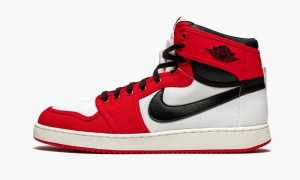 Nike Air Jordan 1 KO 'Chicago' Mens Shoes Red / White / Black | 205381-PXW