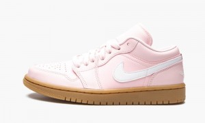 Nike Air Jordan 1 Low 'Arctic Pink Gum' Womens Shoes Pink / White / Light | 795841-ZHO