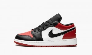 Nike Air Jordan 1 Low GS 'Bred Toe' Kids Shoes Red / White / Black | 508149-HBC