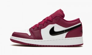 Nike Air Jordan 1 Low (GS) 'Noble Red' Kids Shoes Red / Black / White | 981435-NTS