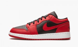 Nike Air Jordan 1 Low (GS) 'Reverse Bred' Kids Shoes Red / Black / White | 035824-PLV