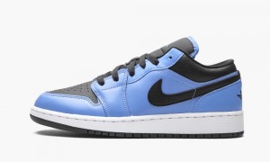 Nike Air Jordan 1 Low GS 'University Blue / Black' Kids Shoes Blue / Black / White | 384207-NUW