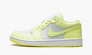 Nike Air Jordan 1 Low 'Lemonade' Womens Shoes Light Yellow | 290157-QVZ