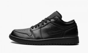 Nike Air Jordan 1 Low Mens Shoes Black | 403279-LJP