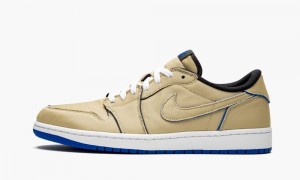 Nike Air Jordan 1 Low SB 'Lance Mountain' Mens Shoes Royal Blue / Dark | 806451-FMX