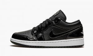 Nike Air Jordan 1 Low SE ASW 'All Star' Mens Shoes Black / White | 409236-XKQ