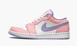 Nike Air Jordan 1 Low SE 'Arctic Punch' Mens Shoes Purple / Pink | 765814-TBH