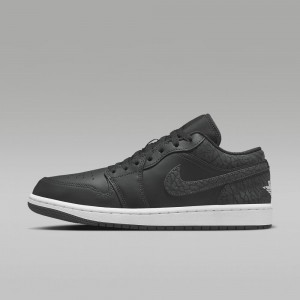 Nike Air Jordan 1 Low SE Mens Shoes Black | 481902-DEZ