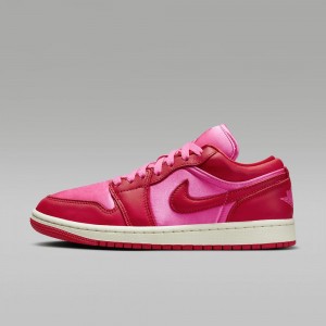 Nike Air Jordan 1 Low SE Mens Shoes Pink / Red | 764980-LUO