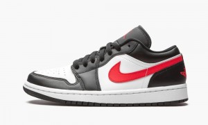 Nike Air Jordan 1 Low 'Siren Red / Black / White' Womens Shoes Black / Red / White | 802419-YAG