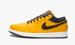 Nike Air Jordan 1 Low 'University Gold / Black' Mens Shoes Gold / Black / White | 976481-XQO