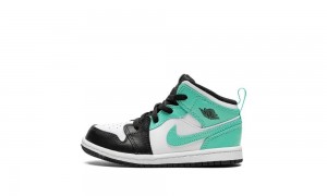 Nike Air Jordan 1 MID TD 'Tropical Twist' Kids Shoes White / Black | 807912-CUW