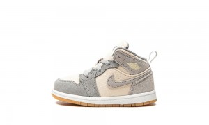 Nike Air Jordan 1 Mid SE (TD) Kids Shoes Beige | 058137-PJC