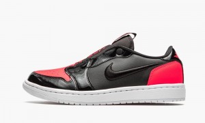 Nike Air Jordan 1 RET LOW SLIP Womens Shoes Light Red / Black / White | 846530-CUD