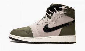 Nike Air Jordan 1 Rebel XX 'Olive Canvas' Womens Shoes Olive | 376219-IOZ