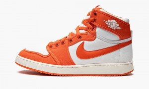 Nike Air Jordan 1 Retro AJKO 'Syracuse' Mens Shoes Orange / White | 458039-LZE