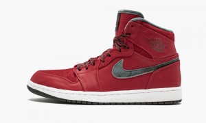 Nike Air Jordan 1 Retro Hi Premier 'Red Gucci' Mens Shoes Red / White | 234106-JUK