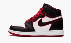 Nike Air Jordan 1 Retro High OG GS 'Meant to Fly' Kids Shoes Black / Red / White | 938160-AIG