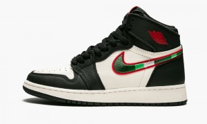 Nike Air Jordan 1 Retro High OG GS 'Sports Illustrated / A Star Is Born' Kids Shoes Black / Red / White | 804735-NSE