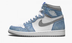 Nike Air Jordan 1 Retro High OG 'Hyper Royal' Mens Shoes Royal / Light Grey | 594317-QPH