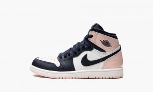 Nike Air Jordan 1 Retro High OG PS 'Bubble Gum' Kids Shoes White / Pink | 491538-UDI