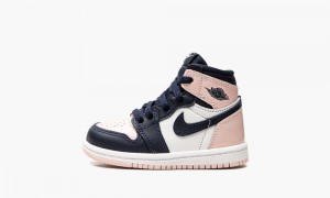 Nike Air Jordan 1 Retro OG TD 'Bubble Gum' Kids Shoes White / Black / Pink | 912358-GYK