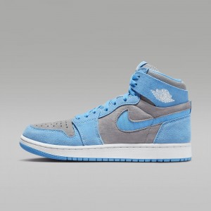 Nike Air Jordan 1 Zoom CMFT 2 Womens Shoes Blue / Grey | 526481-URK