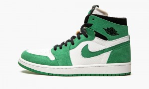 Nike Air Jordan 1 Zoom CMFT 'Stadium Green' Womens Shoes Green / Black / White | 297510-JIG